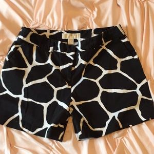 Michael Kors giraffe print shorts